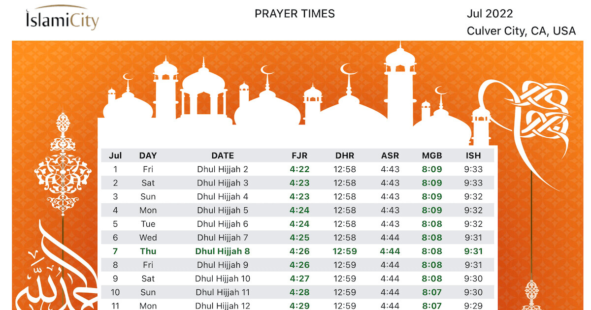 2024 Prayer Times Rena Valina