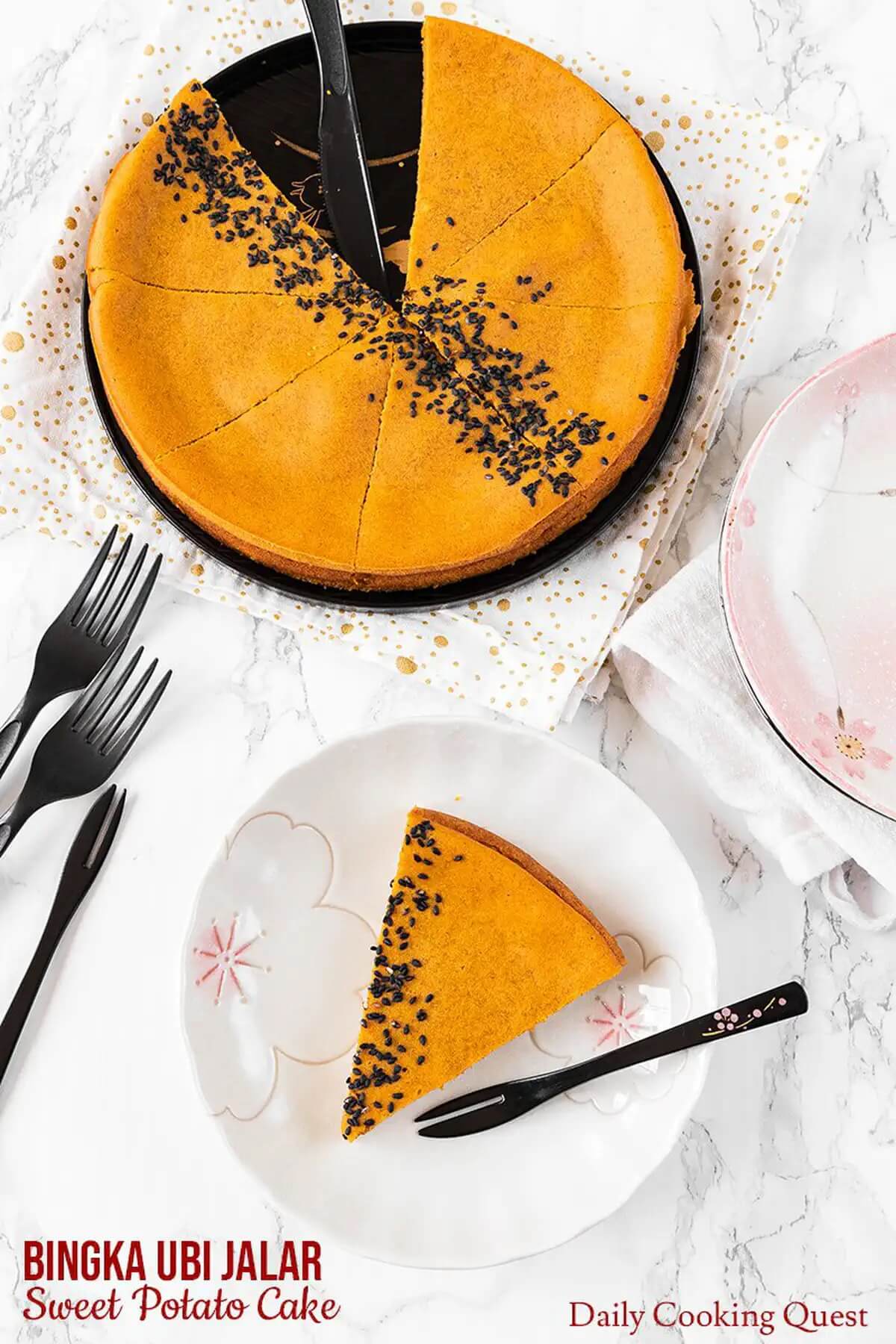 Bingka Ubi Jalar - Sweet Potato Cake