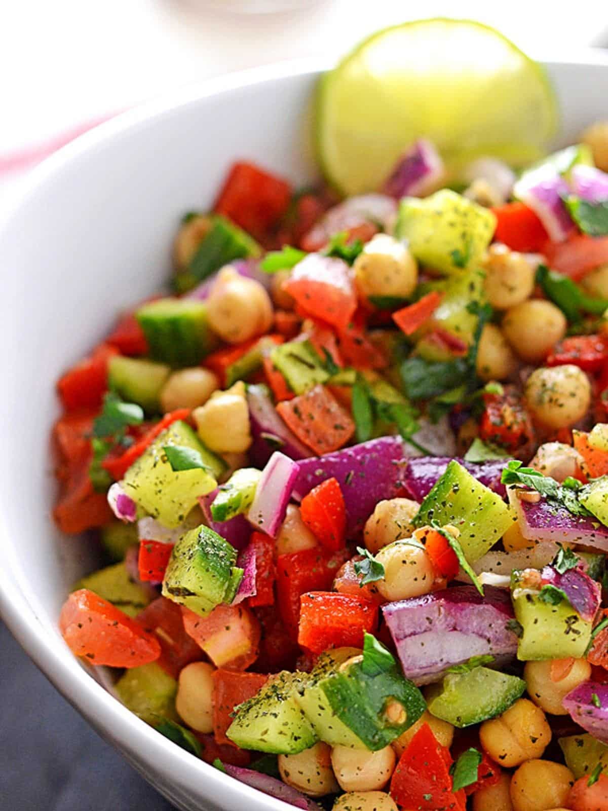 Sun-Kissed Flavors: Mediterranean Chickpea Salad