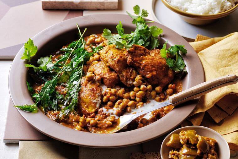 Coconut Curry Magic: Unleashing the Flavor of Chicken and Chickpeas