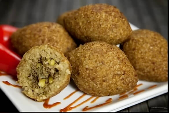 Exquisite Middle Eastern Delight: Stuffed Kibbeh with a Twist