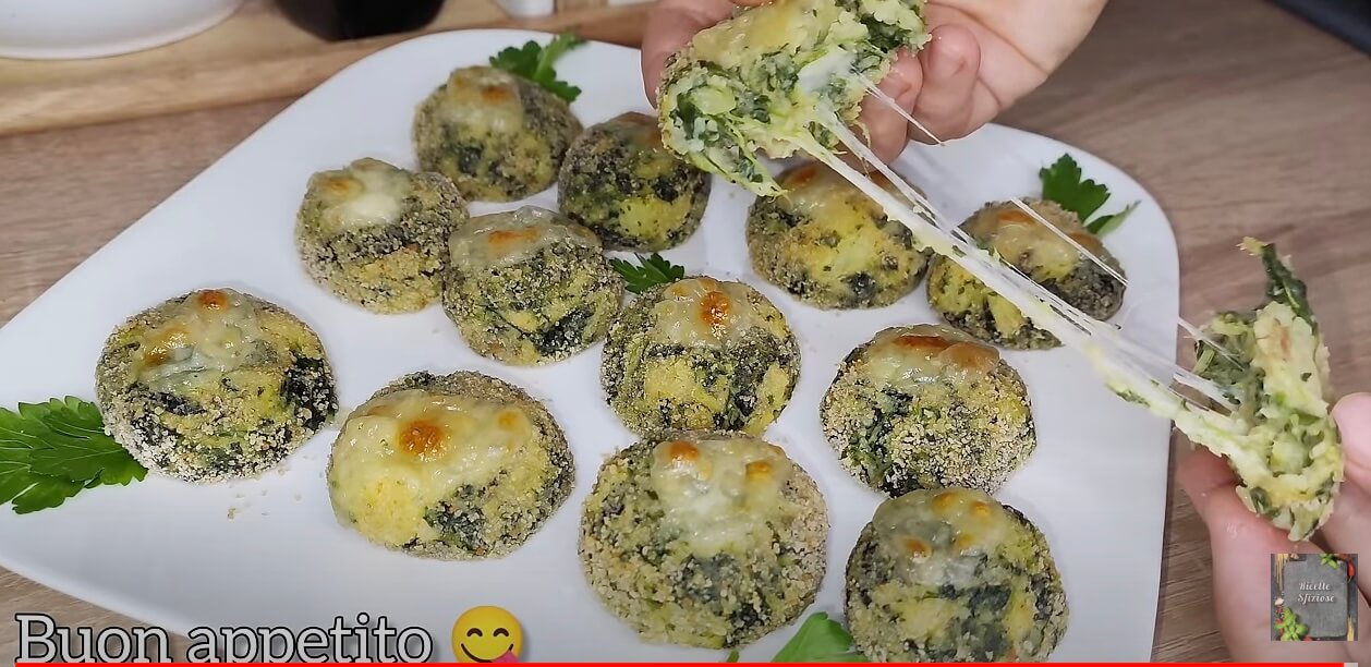 Cheesy Spinach Delights: A Savory Twist on Classic Potato Balls