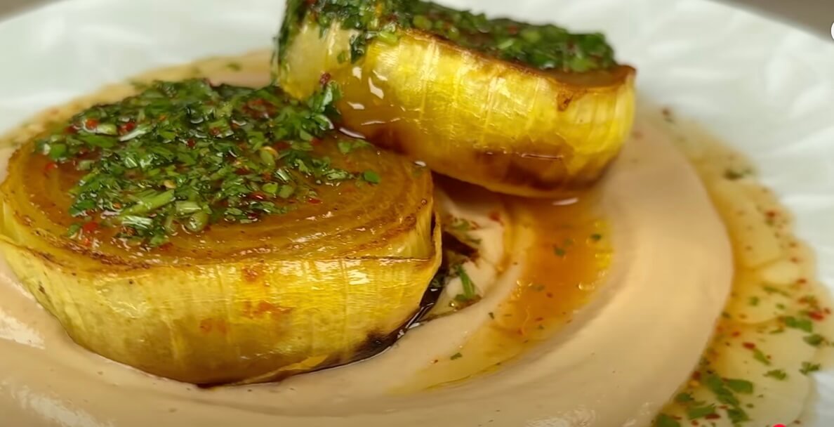 Oven-Roasted Bliss: Honey Mustard Onions with Cauliflower Magic