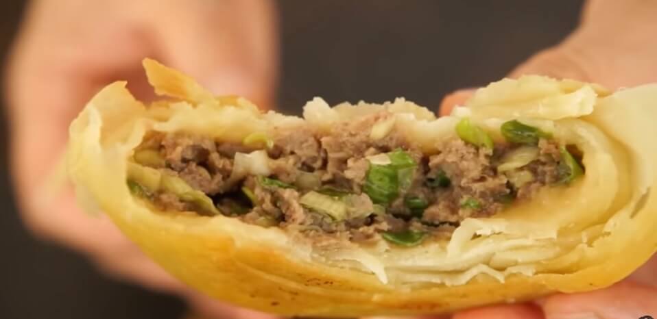 Golden Bites: Savory Chinese Beef Puff Pastry Delights