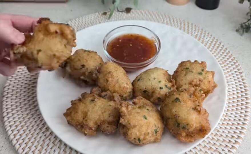 Fry Me to the Moon: Crispy Fish Fritters Delight!