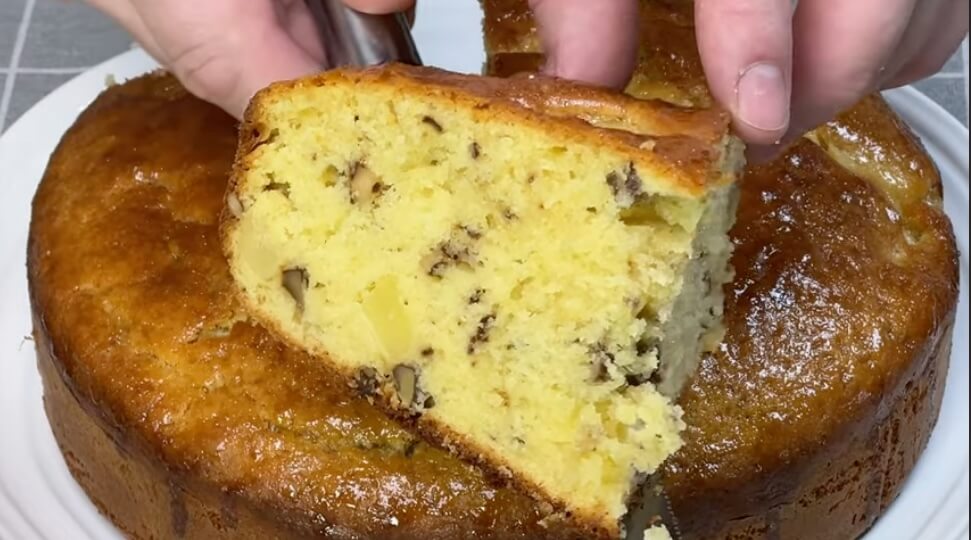The 5-Minute Pineapple & Walnut Cake That No One Knows About! Secret Moist Yogurt Cake!