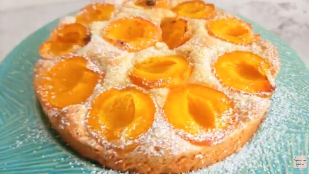 Heavenly Apricot Elegance: A Soft and Sweet French Cake