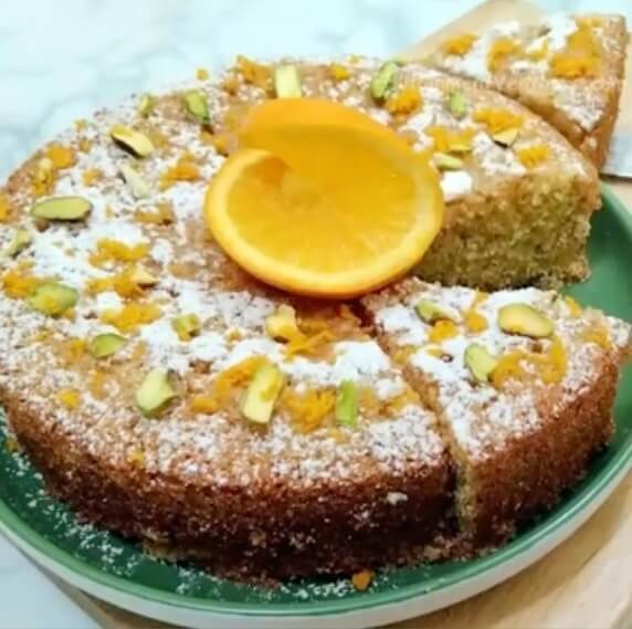 Citrus Bliss: Moroccan Orange & Almond Cake Delight