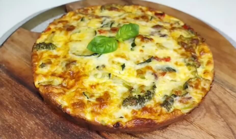 Crustless Garden Delight: The Ultimate No-Flour Veggie Pie!