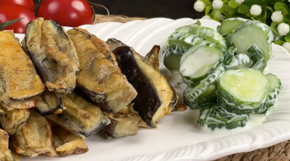 Cheesy Eggplant Sticks: A Crunchy, Oven-Baked Treat!
